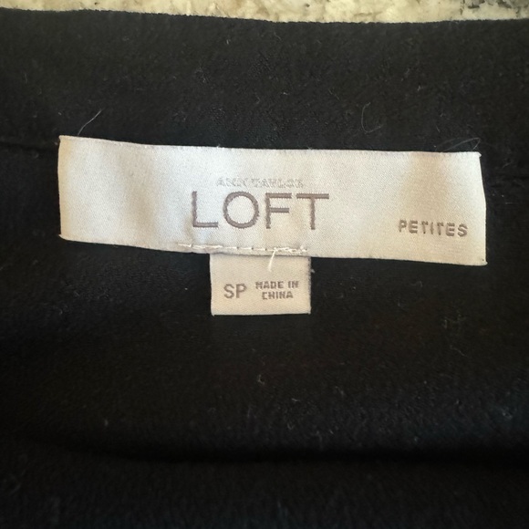 Ann Taylor Loft Black Strappy Cami Top Women’s Size SP - Picture 6 of 12